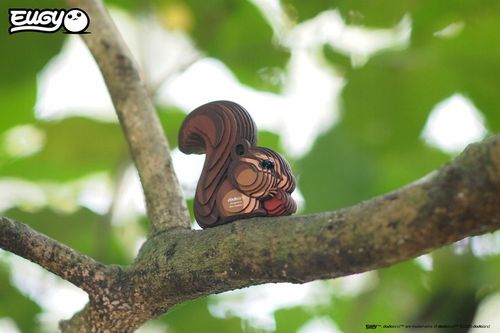 Wiewiórka Eugy. Eko Układanka Puzzle 3D na Arena.pl