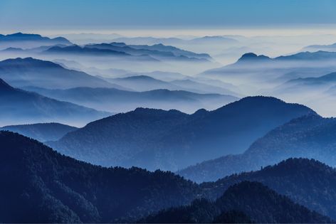 Fototapeta Krajobraz Górski Mgła do Salonu 300x210