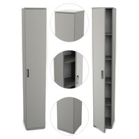 SZAFKA REGAŁ SŁUPEK ŁAZIENKOWY STOJĄCY G 30 1D 182/30/32 SZARY