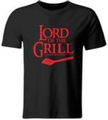 KOSZULKA LORD OF THE GRILL. ŚMIESZNY PREZENT, CZARNA, ROZ. M