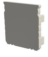 biala zaślepka GLS3/GLG5 endcap white