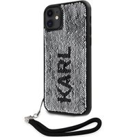 karl lagerfeld klhcn61psqrks iphone 11 / xr  6,1 srebrny/silver