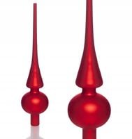 Szklany SZPIC gładki na choinkę 26 cm święta