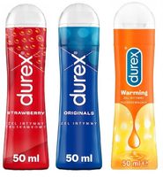 DUREX Zestaw Mix Żeli Intymnych Lubrykant 3szt
