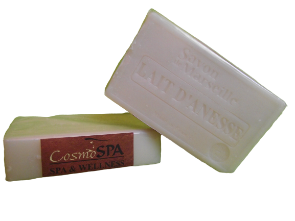 Mydło marsylskie ośle mleko z dodatkiem oleju palmowego, kostka 100 g CosmoSPA zdjęcie 2