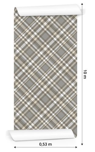 Tapeta Nowoczesny Wzór Tartanu na Arena.pl