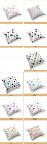 Zestaw 4 poszewek na poduszki, jaśki, 40x40 cm, 100% bawełna, mix na Arena.pl