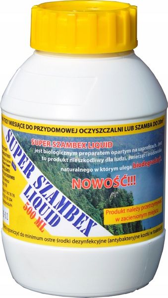 SUPER SZAMBEX LIQUID 2000ml 20m3/na rok do oczyszczalni ścieków, szamba zdjęcie 2