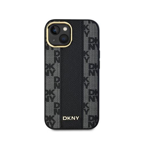 DKNY Leather Checkered Mono Pattern MagSafe - Etui iPhone 15 / 14 / 13 na Arena.pl