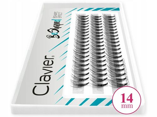Kępki Rzęs CLAVIER BeShaped 14mm – skręt B na Arena.pl