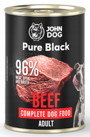 JOHN DOG Pure WOŁOWINA 96% mięso wołowe karma mokra puszka dla psa 400g