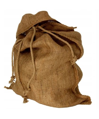 Worek Jutowy Naturalny 50x85cm JUTA 25kg STOJAK PODSTAWKA POD CHOINKĘ na Arena.pl