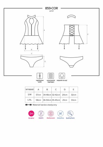 859-cor-1 gorset s/m obsessive na Arena.pl
