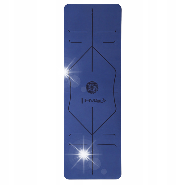 YM10 MATA TPE DO JOGI DARK BLUE HMS zdjęcie 1