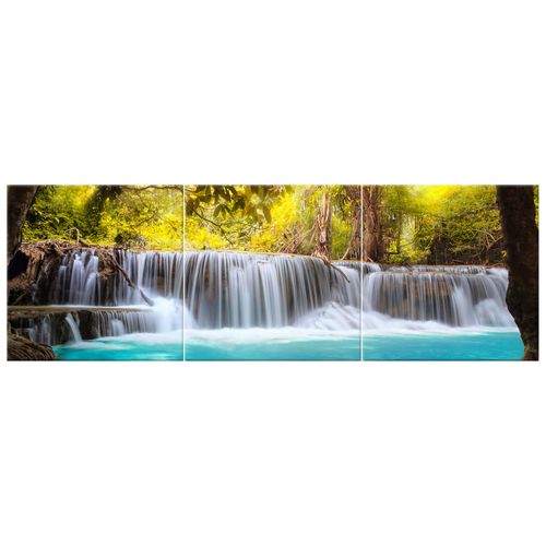 Obraz Tryptyk 90X30 Wodospad na Arena.pl