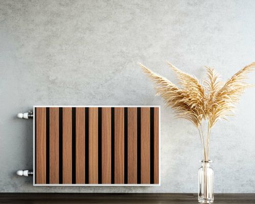 Mata MAGNETYCZNA Grzejnika LAMELE Imitacja Drewna Efekt 3D 120cm x 60cm na Arena.pl