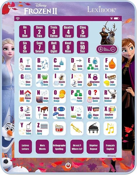 Kup LEXIBOOK FROZEN TABLET EDUKACYJNY DLA DZIECI DWUJĘZYCZNY ...