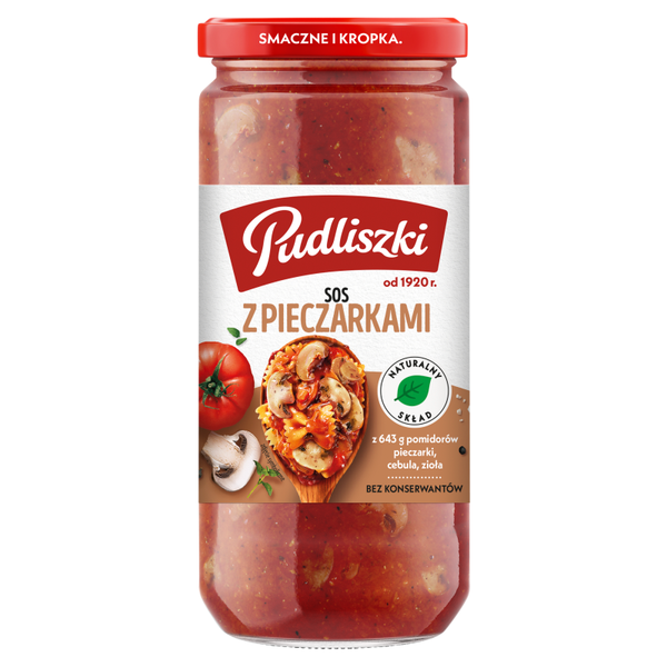 Pudliszki Sos z pieczarkami 480 g zdjęcie 2