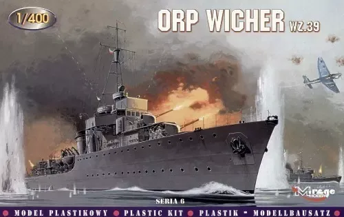 Model okrętu ORP Wicher WZ.39 zdjęcie 1