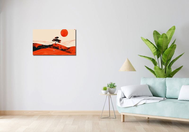 Obraz 70x40cm Czerwone Pustynne Pejzaże zdjęcie 2