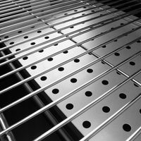 GRILL WĘGLOWY OGRODOWY Z POKRYWĄ DUŻY RUSZT TERMOMETR