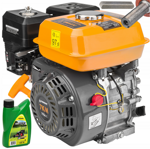 SILNIK SPALINOWY GX160 OHV 7KM WAŁEK 20MM + OLEJ PM-SSP-720T na Arena.pl