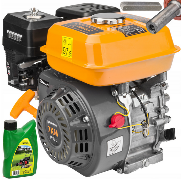 SILNIK SPALINOWY GX160 OHV 7KM WAŁEK 20MM + OLEJ PM-SSP-720T zdjęcie 1