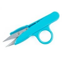 Nożyczki krawieckie OBCINACZ do nici metalowe z plastikową rączką 12cm mix