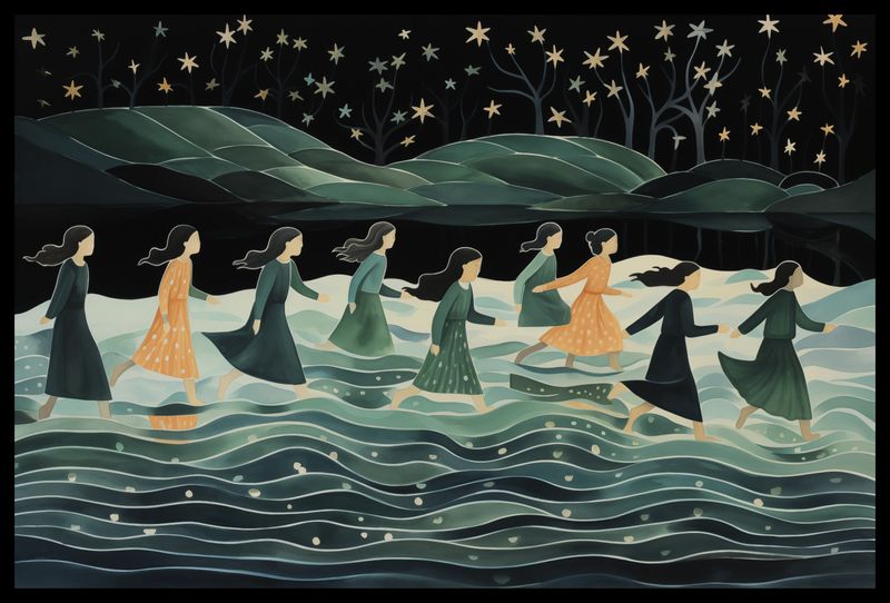 Plakat 60x40cm Nocna Procesja zdjęcie 2