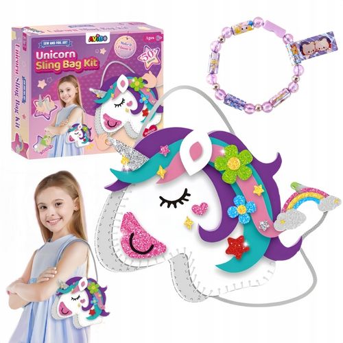 Jednorożec DIY Torebka z Filcu – Zestaw do Szycia dla Dziewczynek 6+ na Arena.pl