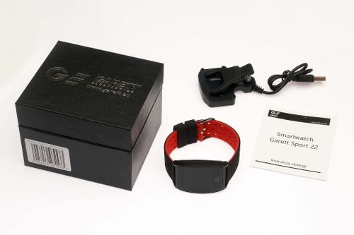 Smartwatch Garett Sport 22 czerwony na Arena.pl