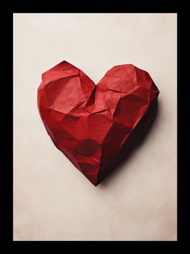 Plakat 13x18cm Kreślone Serce na Arena.pl