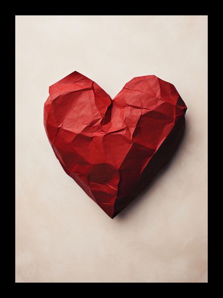 Plakat 13x18cm Kreślone Serce zdjęcie 2