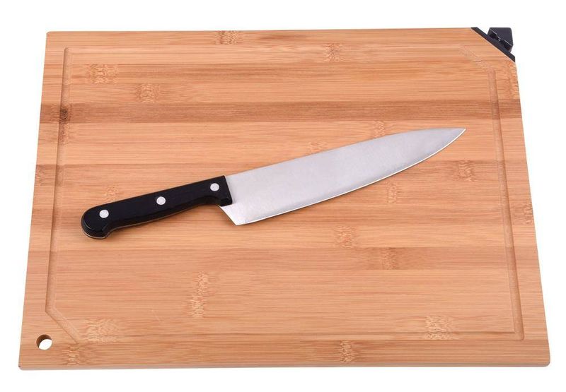 Duża deska do krojenia BAMBOO SHARP, brązowy zdjęcie 1