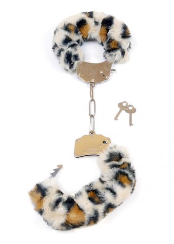 kajdanki fetish b   series  furry cuffs leopard na Arena.pl