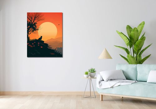 Obraz 70x90cm Kocie Wzgórze na Arena.pl