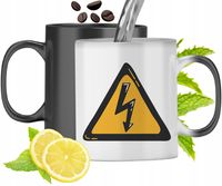 Kubek Magiczny Dla Elektryka Zmieniający Kolor Z Nadrukiem Ze Zdjęciem