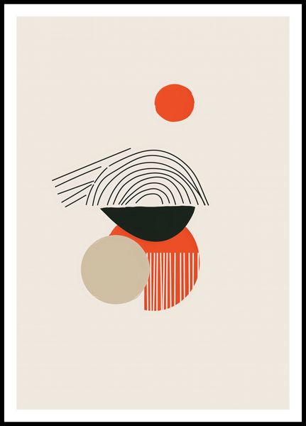 Plakat 68x98cm Centralne Słońce zdjęcie 3