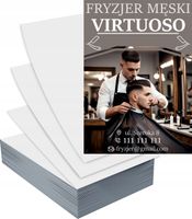 Ulotki A6 100 szt reklamowe firmowe FRYZJER MĘSKI duży wybór wzorów