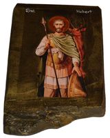 Ikona Święty Hubert patron myśliwych i leśników