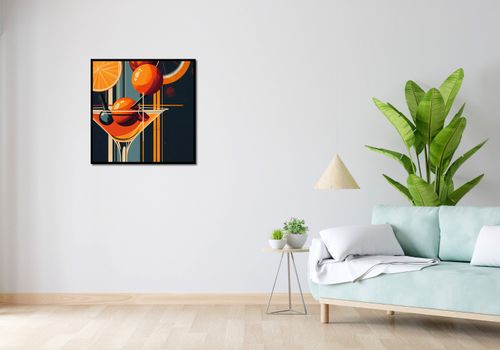 Plakat 70x70cm Koktajl w Stylu na Arena.pl