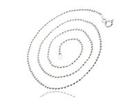 DELIKATNY SREBRNY ŁAŃCUSZEK KULKOWY KULKI KULECZKI 1.5MM 60CM