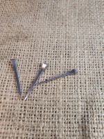 Kute gwoździe do wieszaków na klucze itp 10 sztuk mniejsze 45 mm surowe