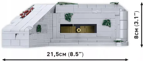 Klocki COBI 3136 German Bunker Regelbau 667 niemiecki schron bunkier na Arena.pl