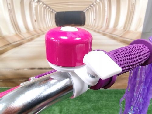 Rower dziecięcy dla dziewczynki FLOWER koło 20 " + wstążki, koszyk, dzwonek na Arena.pl