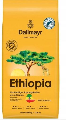 KAWA MIELONA DALLMAYR ETHIOPIA HVP 500G na Arena.pl