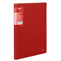 TECZKA OFERTOWA A4 30 PATIO CLEAR BOOK CASE CZERWONA