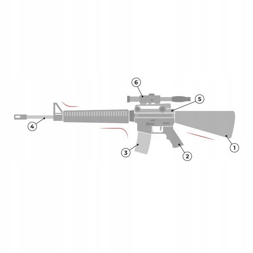 KARABIN NA KULKI REPLIKA 6mm ASG LASER PISTOLET na Arena.pl