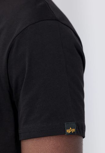 Alpha Industries T-shirt Basic Small Logo 188505 czarna XL na Arena.pl