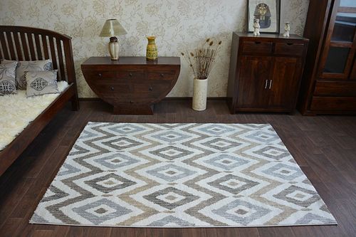 Dywan SAMPLE OPUS 6024 krem ROMBY na Arena.pl